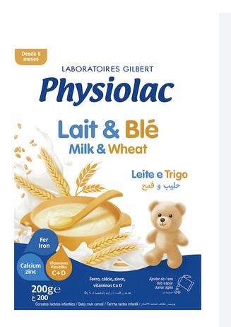 PHYSIOLAC CEREALES RIZ LAIT